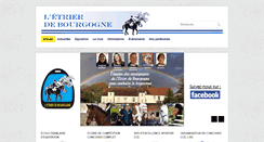 Desktop Screenshot of etrierdebourgogne.fr