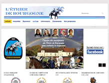 Tablet Screenshot of etrierdebourgogne.fr